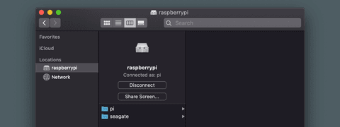 Setup Raspberry Pi File and Screen Sharing for macOS & iOS